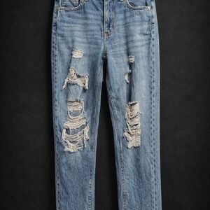 American Eagle Outfitters Light Blue Distressed Jeans